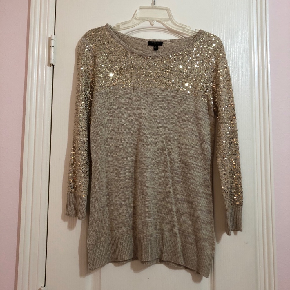 Cute and sparkly sweater!